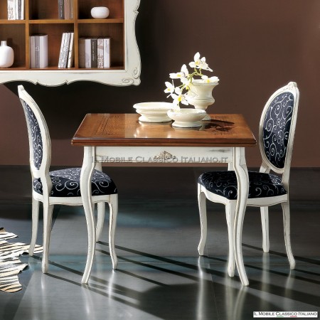 Table de salon carrée extensible