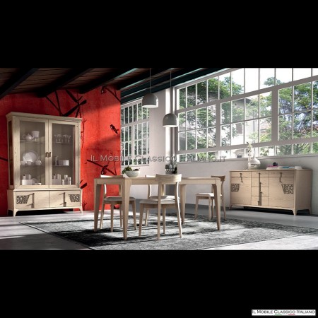 Modern solid wood sideboard