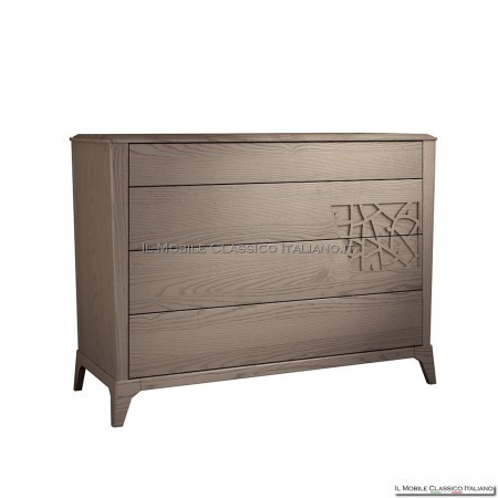 Commode moderne en frêne brossé