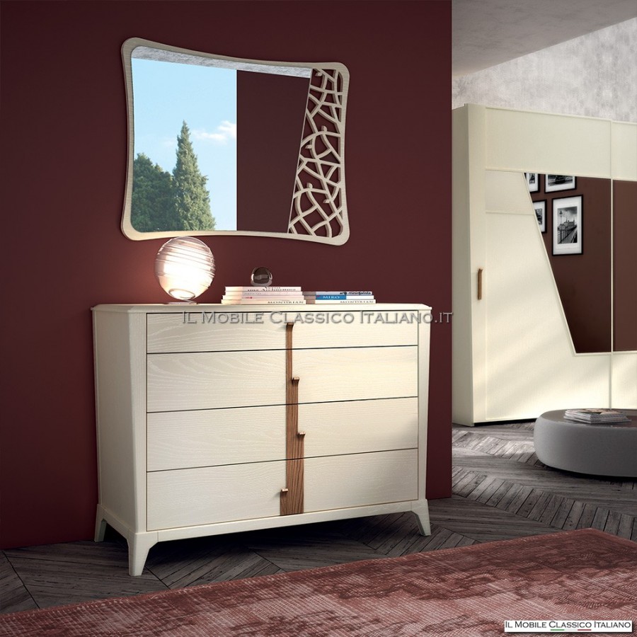 Commode moderne en frêne brossé