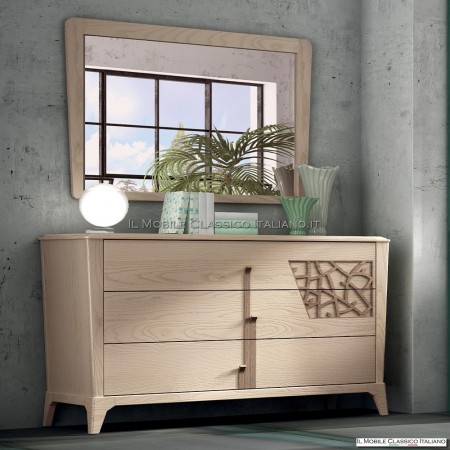 Manhattan wooden mirror