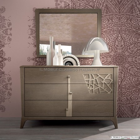 espejo de madera manhattan