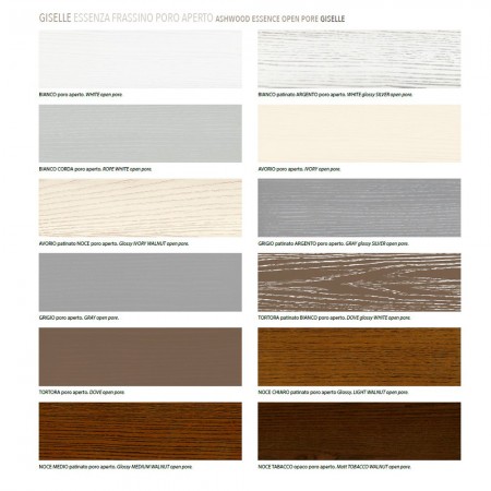 Colori finiture Giselle