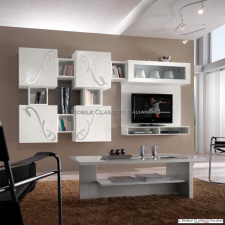 Modern suspended wall unit