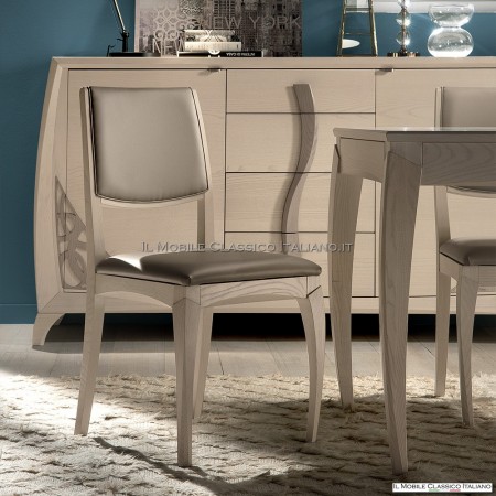 Stuhl mit gepolsterter Rückenlehne 5003