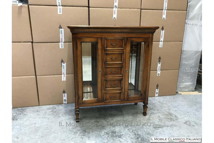 Vetrinetta con cassetti personalizzata