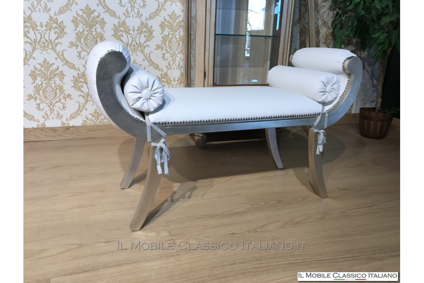 Panchetta imbottita in stile classico - Mobili classici Italiani