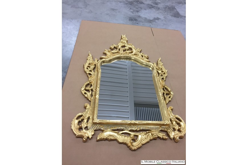 Specchiera barocca rettangolare personalizzata