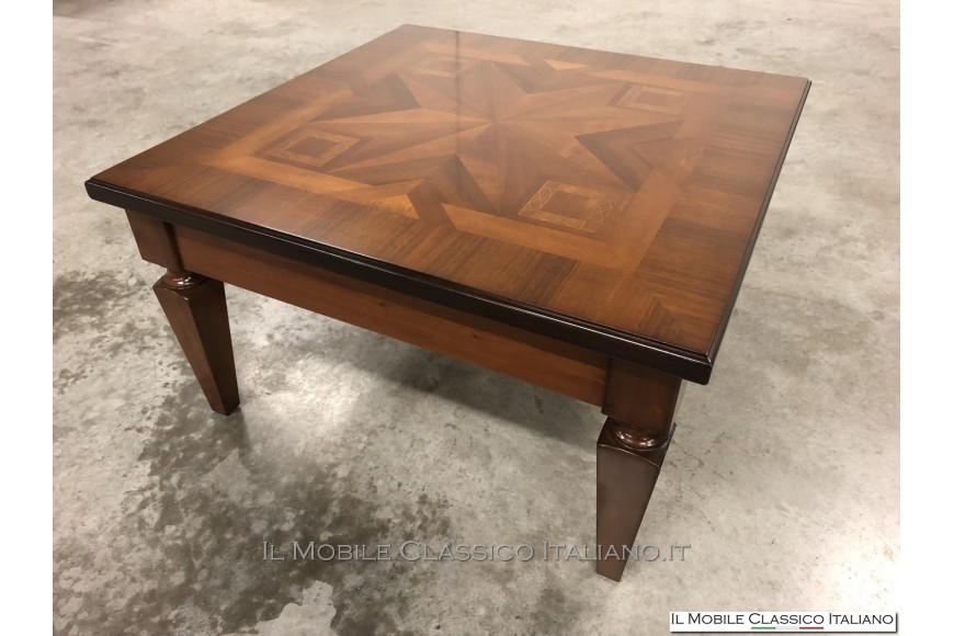Tavolino basso da salotto classico - Personalizzato