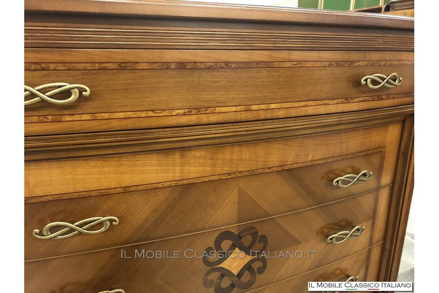Gruppo di comò intarsiati - Stile classico