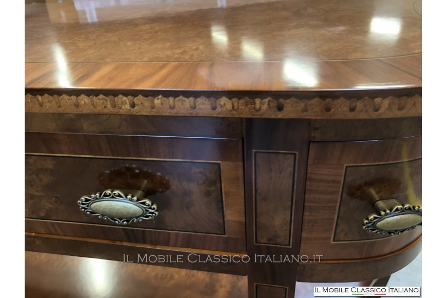 Consolle elegante ingresso classica con lavorazione artigianale personalizzata